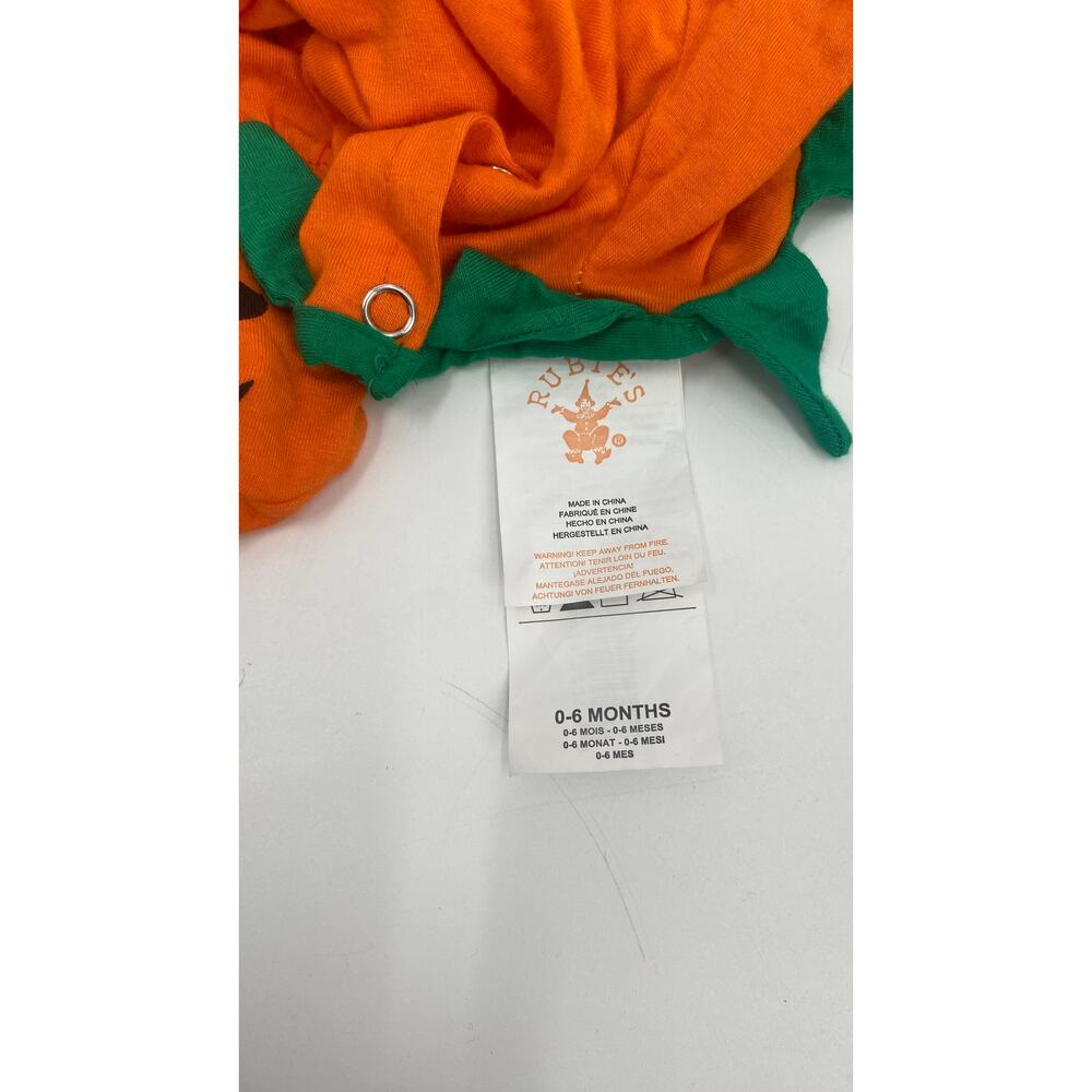 Rubies 3-Piece Orange Pumpkin Baby Costume - Picture 6 of 6